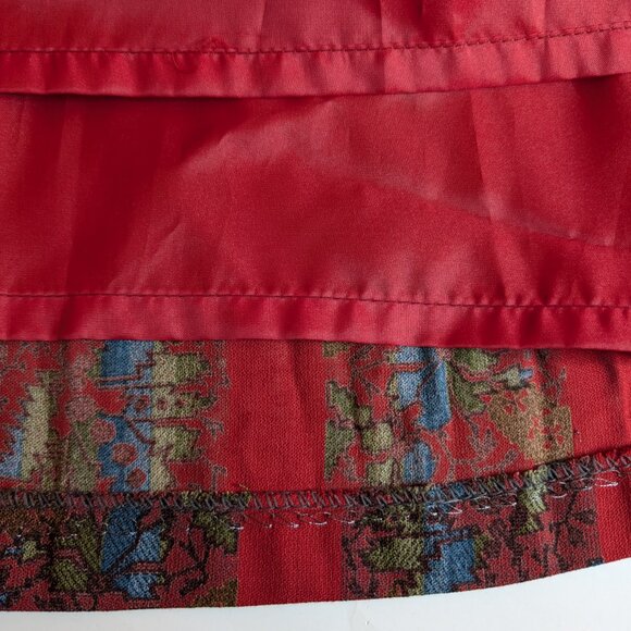 KAUNOTAR made in FINLAND high end dress Sz 10 BELT & BOW 100% VISCOSE A GEM !! - Picture 16 of 16